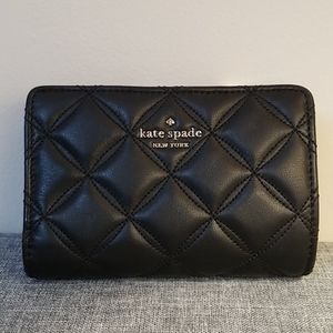 Kate Spade Natalia Black Quilted Wallet